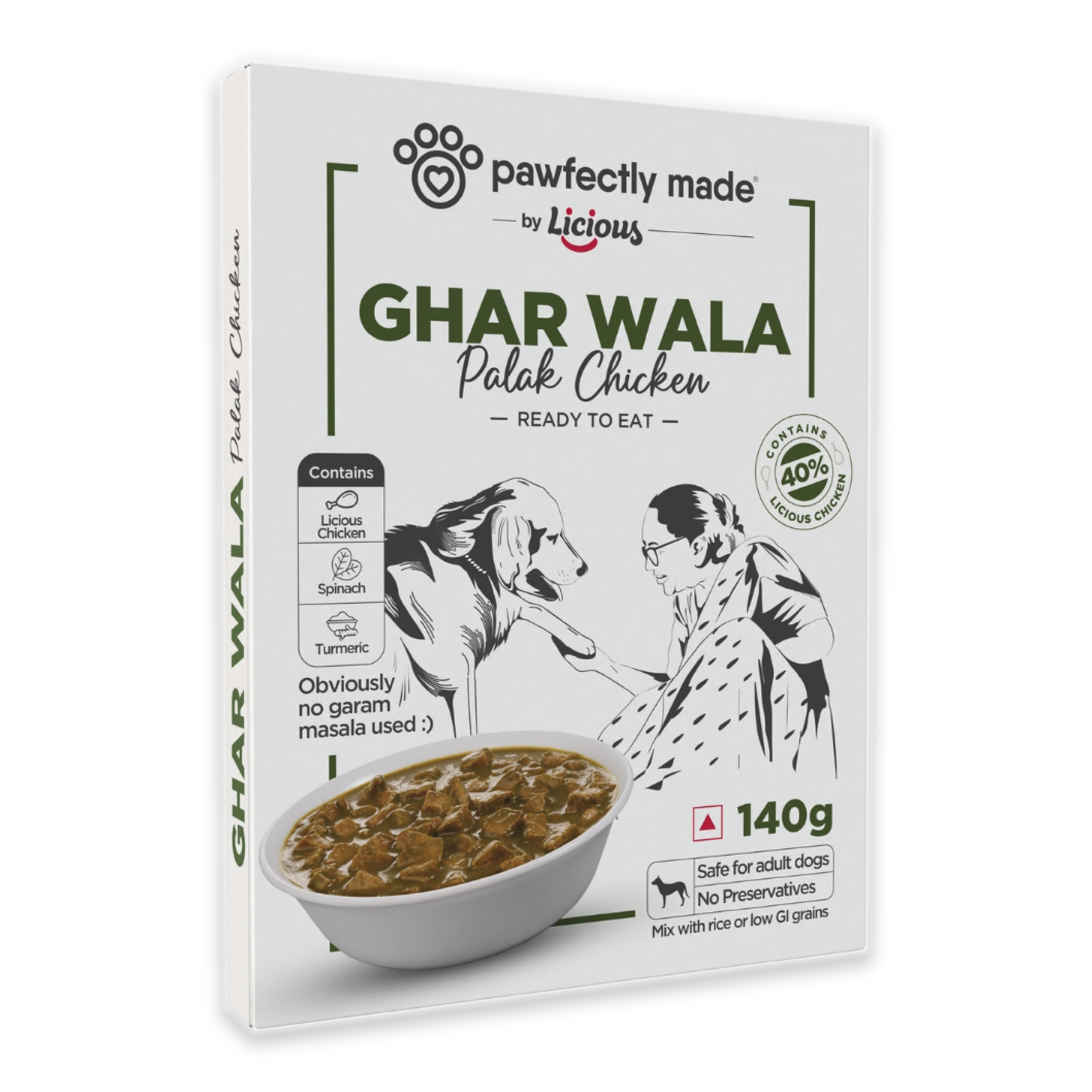 Ghar wala palak chicken - Gravy