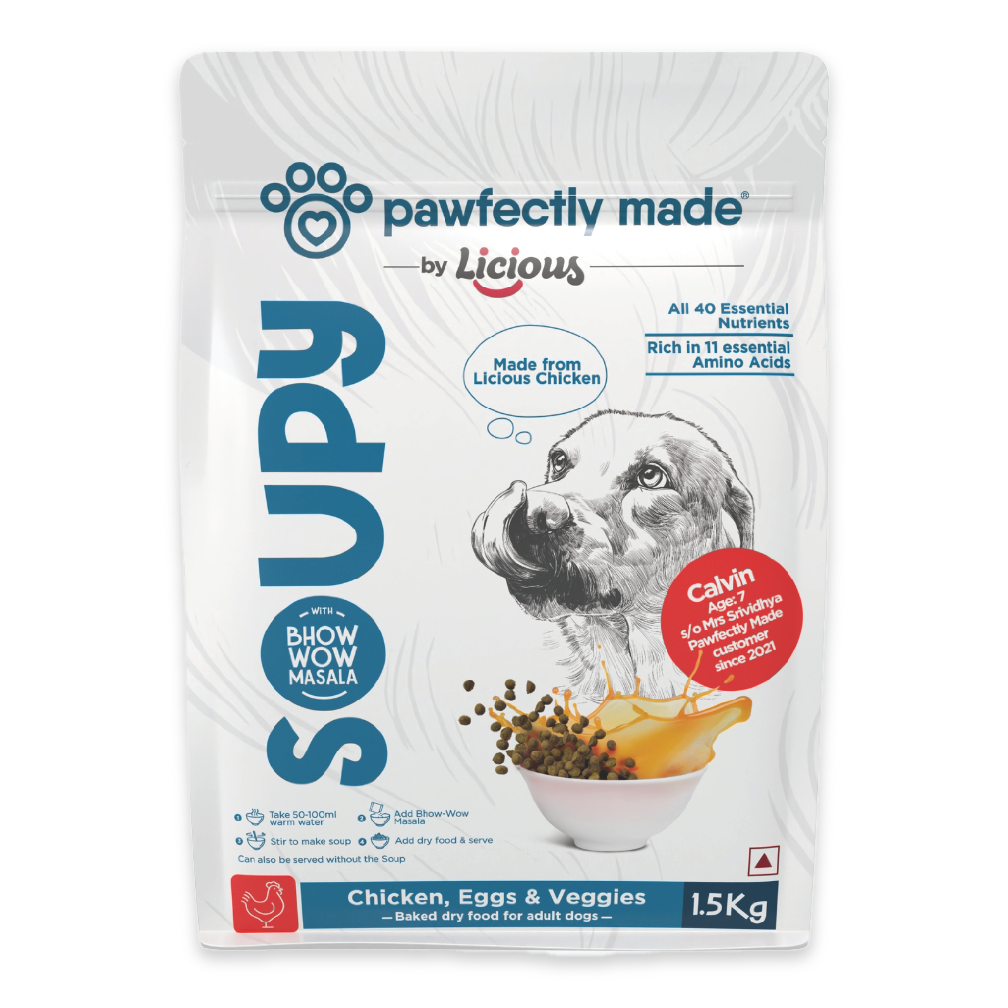 Soupy (Dry Food) - with bhow wow masala